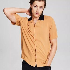 And Now This Men's Regular-Fit Bowling Shirt